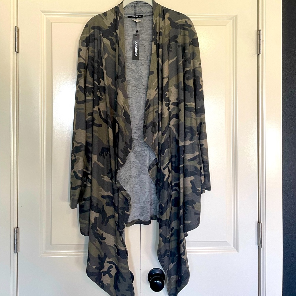 Camo cardigan